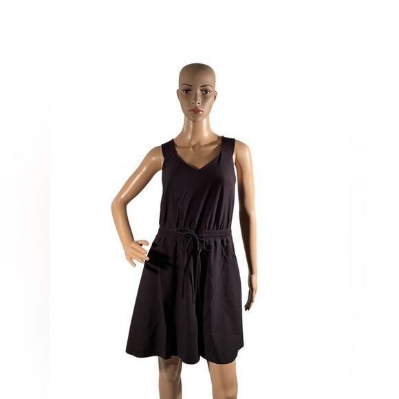 Athleta Pants - Athleta Women’s Size M Black Savannah Strap Mini Dress Performance Lightweight
